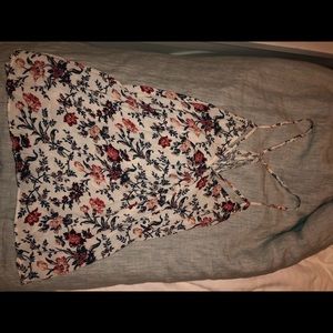 American eagle floral tank top, size M
